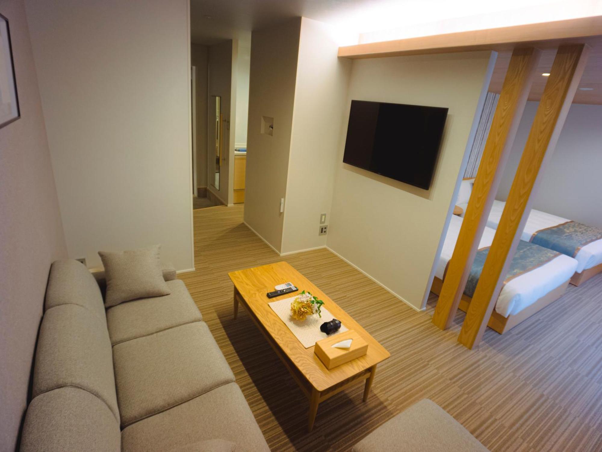 Aparthotel Grand Base Hakata Sumiyoshi Fukuoka  Pokoj fotografie